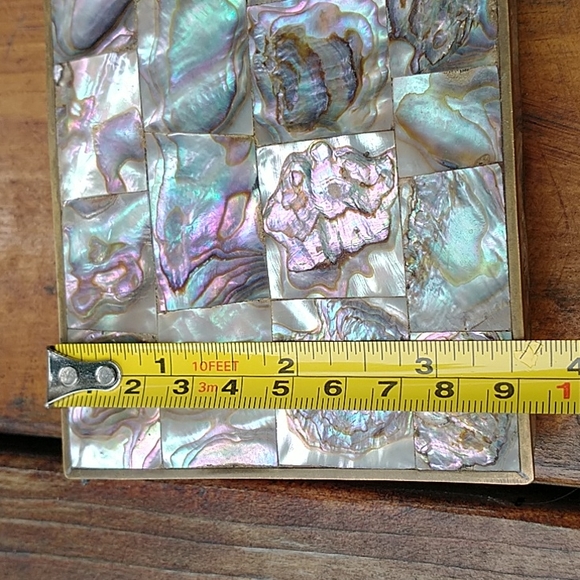 Mother of Pearl Handled and Pearl topped box - Picture 7 of 8